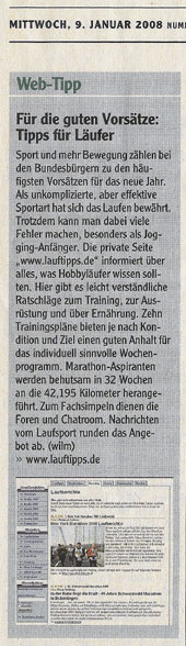 Lauftipps.de in der Augsburger Allgemeine und Allgäuer Zeitung Lauftipps.de in der Augsburger Allgemeine und Allgäuer Zeitung