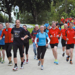 Der Frühstückslauf am Samstag wird immer beliebter. Foto: Michael Bald