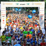 Start des 2. VIVAWEST-Marathons. Foto: MMP