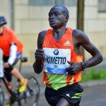 Dennis Kimetto war beim BMW BERLIN-MARATHON 2012 Zweiter. Quelle: SCC EVENTS/Petko Beier