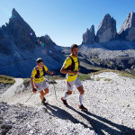 Iker Karrera und Philipp Reiter (links) beim Transalpine Run 2012