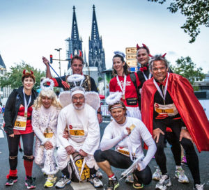 Staffelmarathon in Köln boomt. Copyright: Köln Marathon