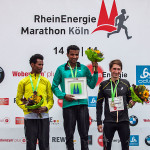 Podest Kölner Halbmarathon. Copyright: Köln Marathon