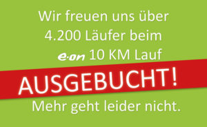 Der E.ON 10 km Lauf beim Paderborner Osterlauf ist ausgebucht