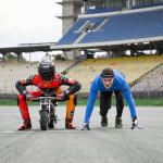 Sind bereit für das Teambattle: Stefan Bradl und Alex Hofmann. Copyright: Markus Burkhardt, Red Bull Content Pool