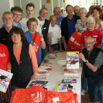 Die engagierten Helfer beim E.ON Kassel Marathon sind immer mit viel Freude dabei. Foto: Michael Bald