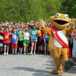 Der Kinderlauf kurz vor dem Start. Quelle: eichels: Event GmbH