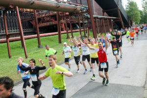 Der 3. VIVAWEST-Marathon beim Weltkulturerbe Zeche Zollverein. Foto: MMP