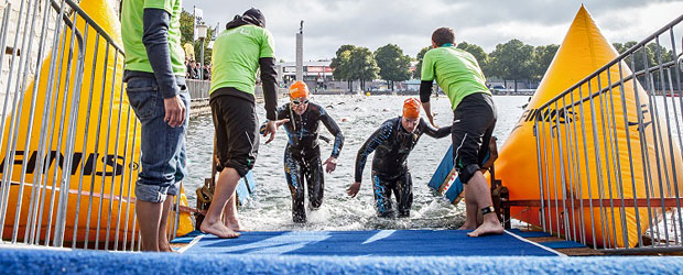 Maschsee Triathlon Hannover. Quelle: Christopher Busch