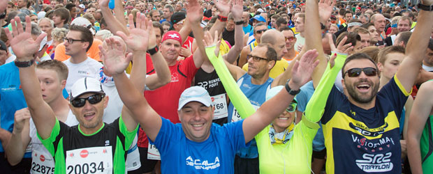 Läufer beim RheinEnergieMarathon Köln. Foto-Copyright: Köln Marathon