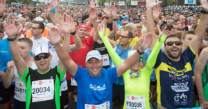 Läufer beim RheinEnergieMarathon Köln. Foto-Copyright: Köln Marathon