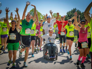 Heinz und Hannes Kinigadner beim Wings for Life World Run in München 2016. Foto: Flo Hagena für Wings for Life World Run. © Red Bull Media House