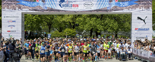 Start des Wings for Life World Run in München 2016. Foto: Marc Müller für Wings for Life World Run. © Red Bull Media House