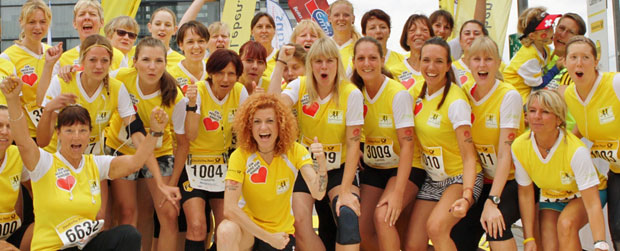 Deutsche Post Ladies Run kurz vor dem Start. Foto: MMP