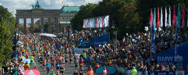 Berlin Marathon am Brandenburger Tor. Foto-Copyright: SCC EVENTS/Camera4