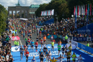 Berlin Marathon am Brandenburger Tor. Foto-Copyright: SCC EVENTS/Camera4