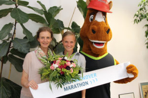 Hannover Marathon-Siegerin Anna Hahner. Foto - eichels: Event