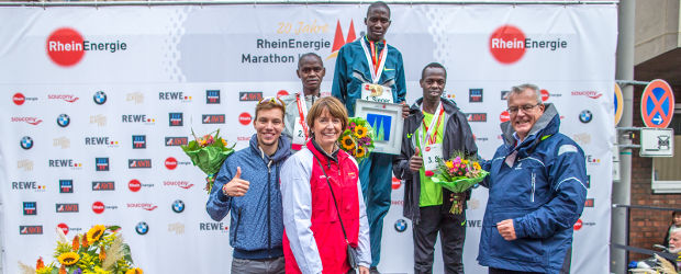 Sieger Köln Marathon 2016. Copyright: Köln Marathon