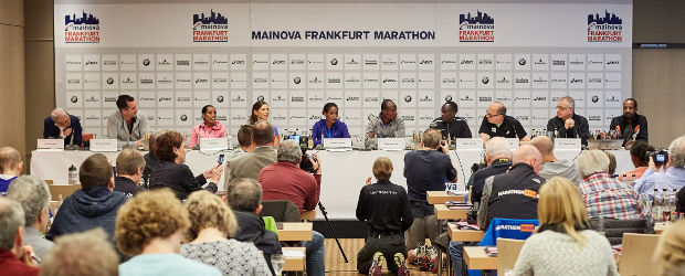 Pressekonferenz des Frankfurt Marathons. Copyright: Mainova Frankfurt Marathon