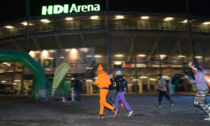 Jogginghosenlauf in der HDI Arena. Foto-Copyright: Lars Kaletta