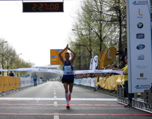 Sieger Leipzig Marathon 2017. Bildquelle: SachsenSportMarketing GmbH