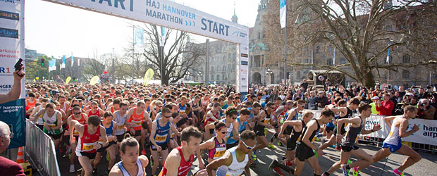 Start HAJ Hannover Marathon. Copyright: Norbert Wilhelmi