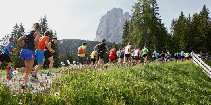 Dolomites Saslong Halbmarathon. Quelle: Newspower.it