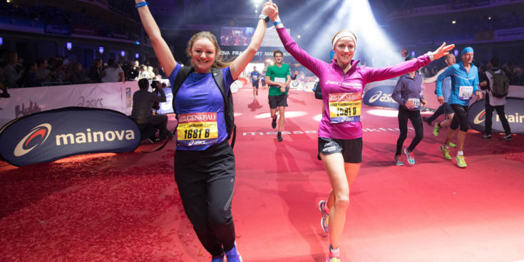 Marathongirls beim Frankfurt Marathon. Copyright: Mainova Frankfurt Marathon