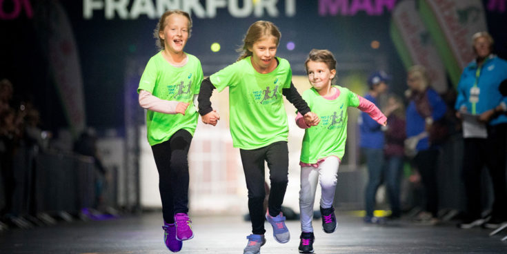 Großer Sport für die Kleinen. Copyright: Mainova Frankfurt Marathon